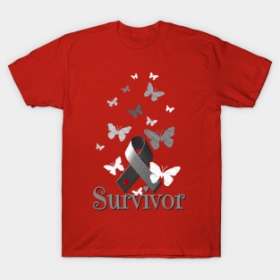 Survivor! Diabetes Awareness Ribbon T-Shirt